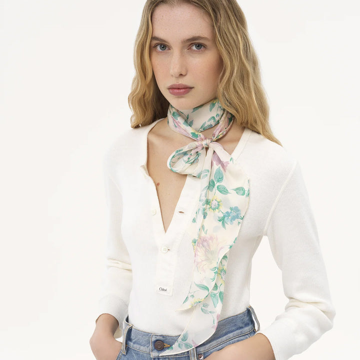 Peonies Bandeau Scarf