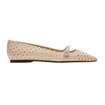 Perforated Pointed Toe Flat