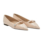 Perforated Pointed Toe Flat