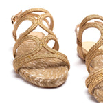 Pitra Braided Sandals