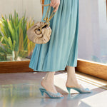 Plisse Runway Shoulder Bag