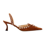 Cystalised Pointed 65 Slingback