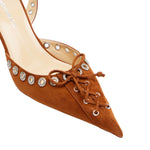 Cystalised Pointed 65 Slingback