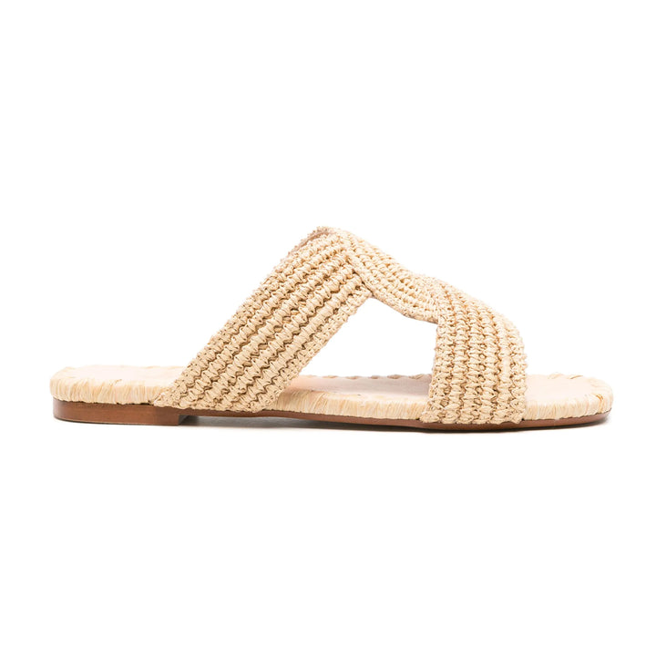 Prado Woven Flat Slide