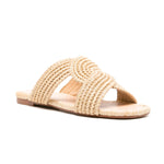 Prado Woven Flat Slide