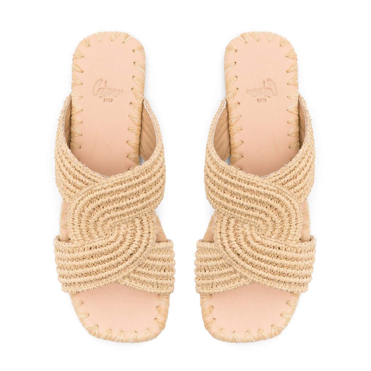 Prado Woven Flat Slide