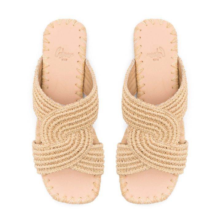 Prado Woven Flat Slide