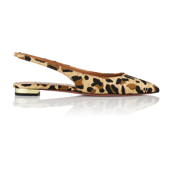 Purist Raffia Slingback Flat