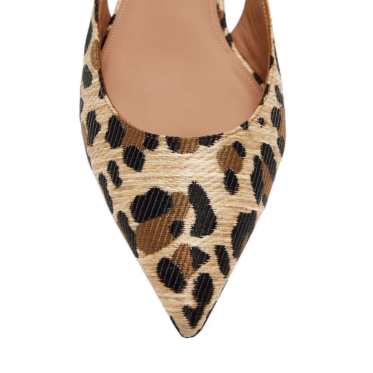 Purist Raffia Slingback Flat