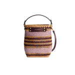 Crossbody Stripe in Raffia