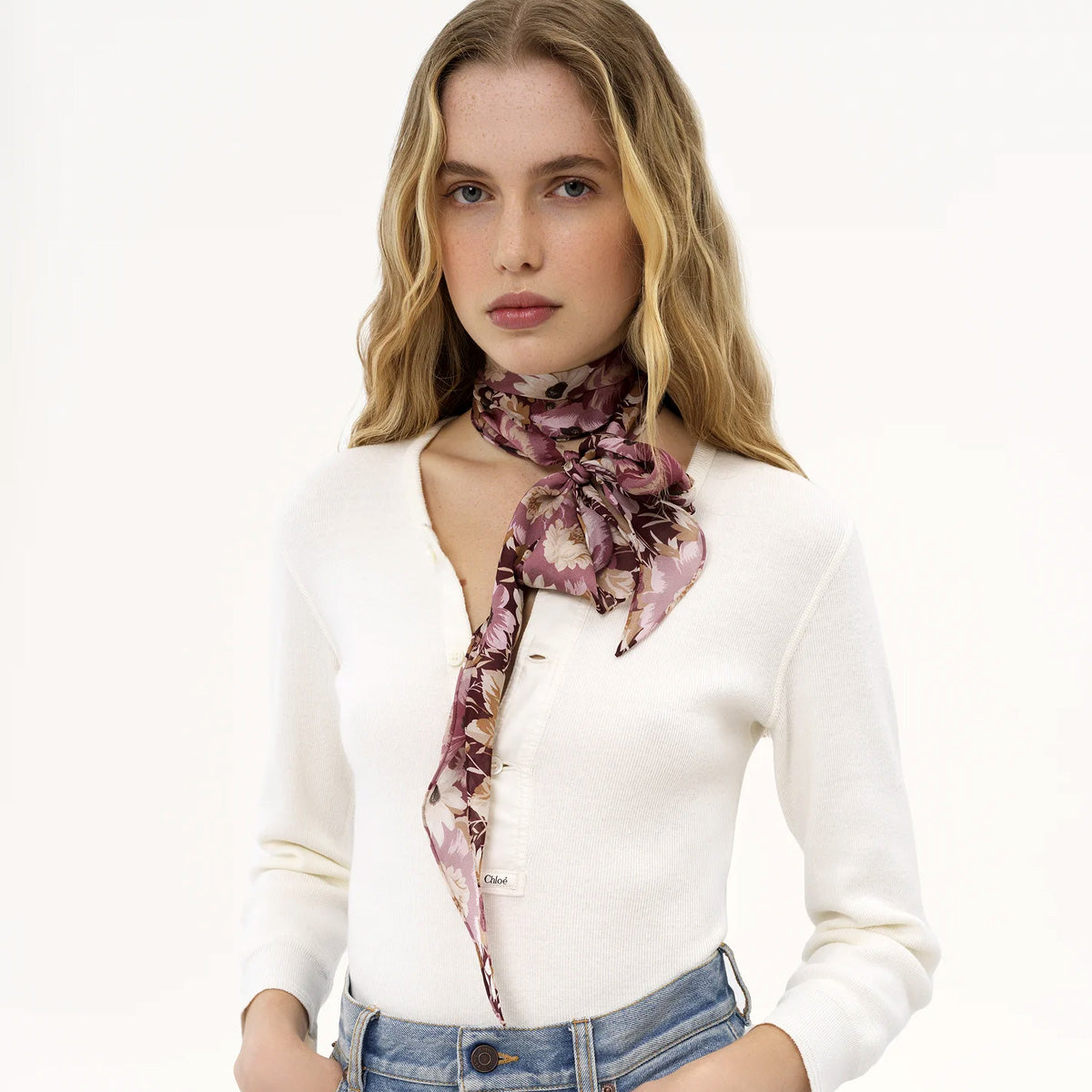 Roses Bandeau Scarf