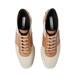 Sneak-Elyse Canvas Platform Trainers