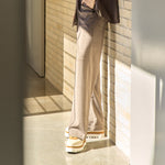 Sneak-Elyse Canvas Platform Trainers