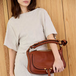 Small Marcie Shoulder Bag in Soft Leather