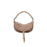 Mini Marcie Shoulder Bag in Suede Leather