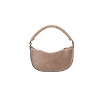 Mini Marcie Shoulder Bag in Suede Leather