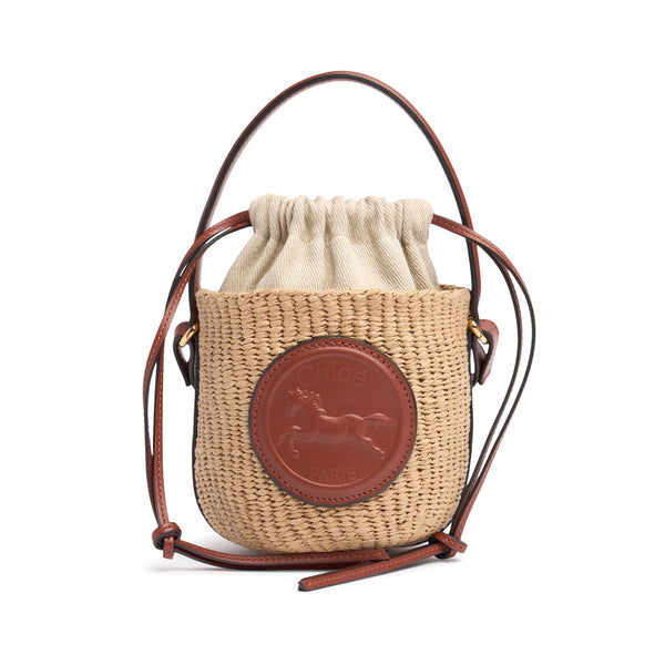 Horse Medal Small Basket Bag