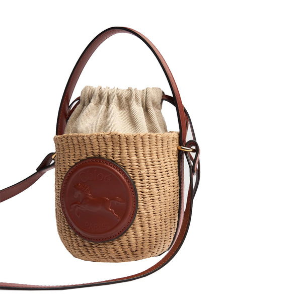 Horse Medal Small Basket Bag