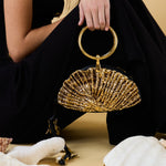 Sea Treasures Shell Zipped Clutch