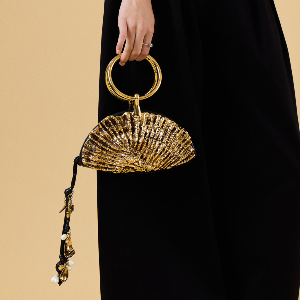 Sea Treasures Shell Zipped Clutch