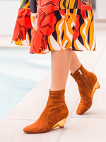 Tammy Plexi Heel Ankle Boots
