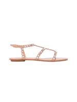 Tequila cyrstal embellished flat sandals