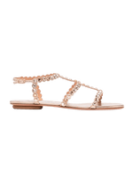 Tequila cyrstal embellished flat sandals