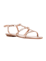 Tequila cyrstal embellished flat sandals