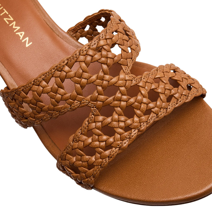 Thea 50 Woven Block Heel Sandal