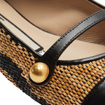 Tiger Round Toe Ballerina