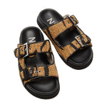Tiger Double Buckle Fussbett Slide