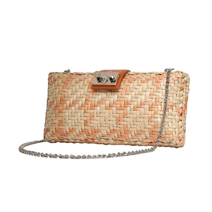 Wicker Woven Paris Clutch