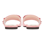 Kiss Embellished Flat Slides