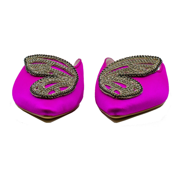 Bibi Butterfly Glitter Mules