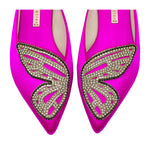 Bibi Butterfly Glitter Mules