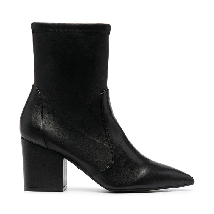 Vernell75 Pull On Leather Ankle Boots