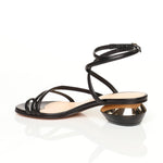 Nicholas Kirkwood Black Beya Maxi Heeled Sandals