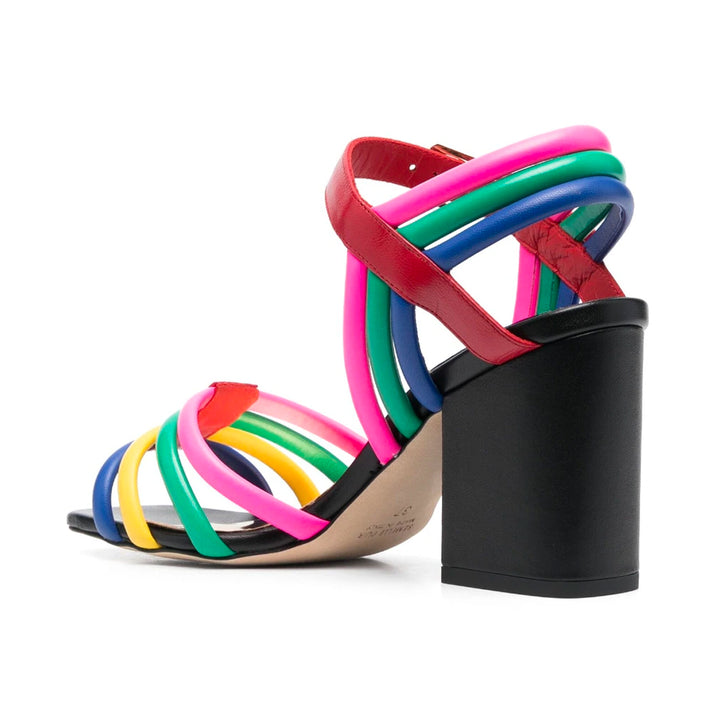 Camila 85 Multicolour Block Heel Sandals