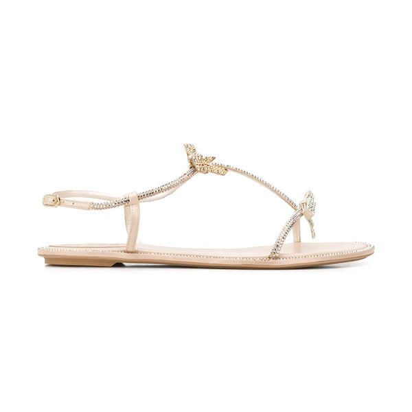 Caterina Double Bow Flat Sandals