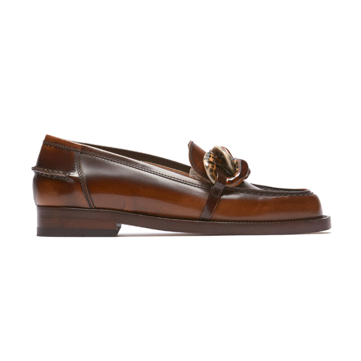 Chunky Tortoise Chain Loafer