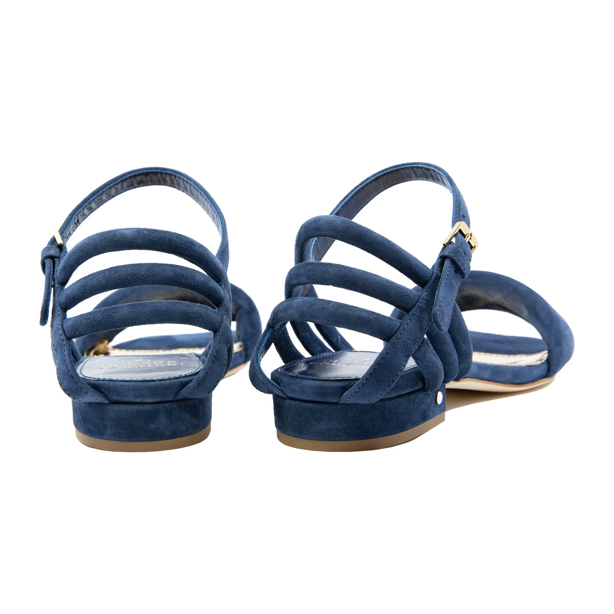 Dion Strappy Suede Flat Sandals