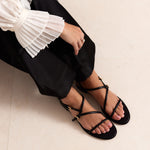 Felicia Strappy Flat Sandal