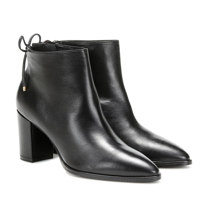 Gardiner Mid Heel Leather Ankle Boots