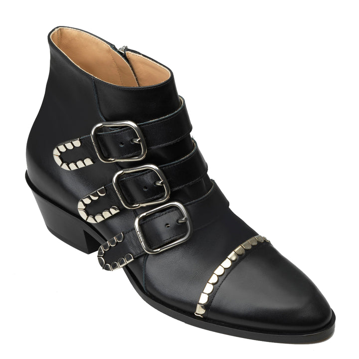 Idol Studded Leather Boots
