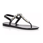 Goldie Crystal Jelly Sandals