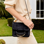Kattie Blanket Stitch Crossbody Box Bag