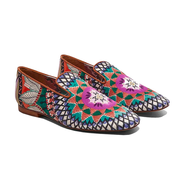 Obera X Chufy Printed Loafers