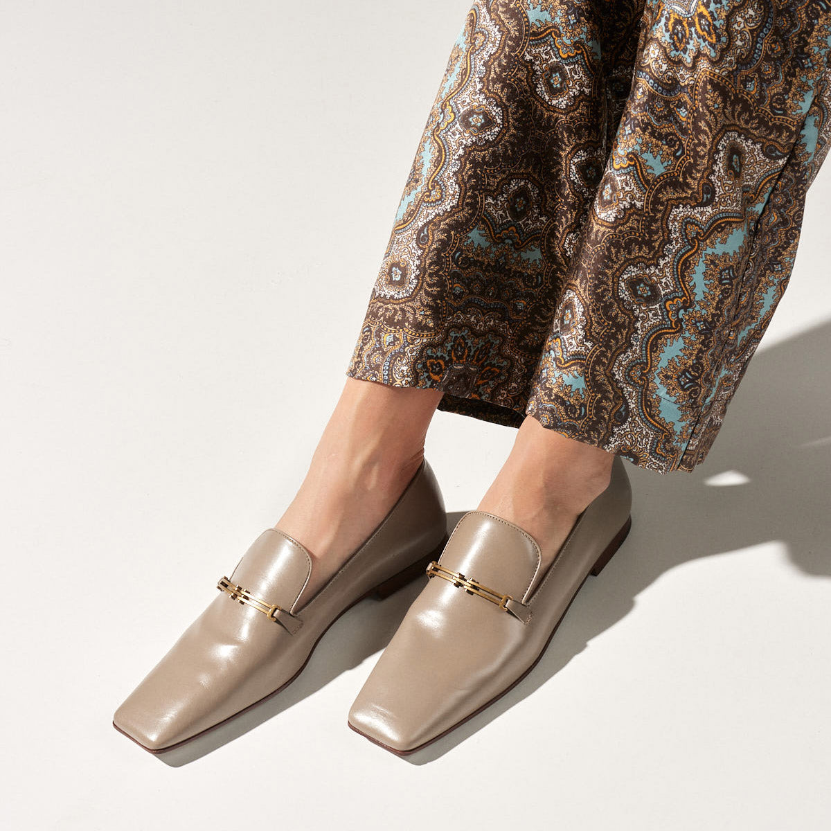 Square Toe Slim Line Loafer