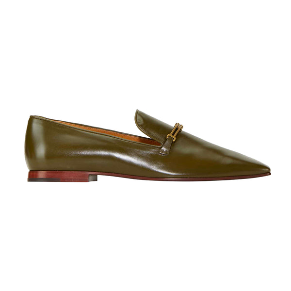 Square Toe Slim Line Loafer