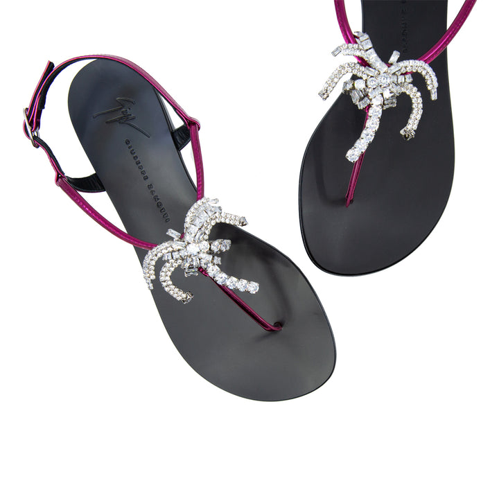Starbust Embellished Thong Sandals